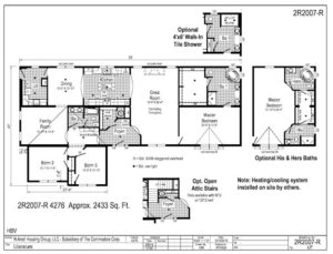 Amazing North Carolina Modular Home floorplan