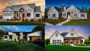 Schumacher Homes Charleston Model Exterior options