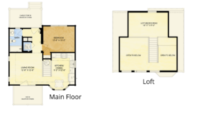 small modular home floor plan
