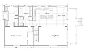 Modular home in North Carolina floor plan